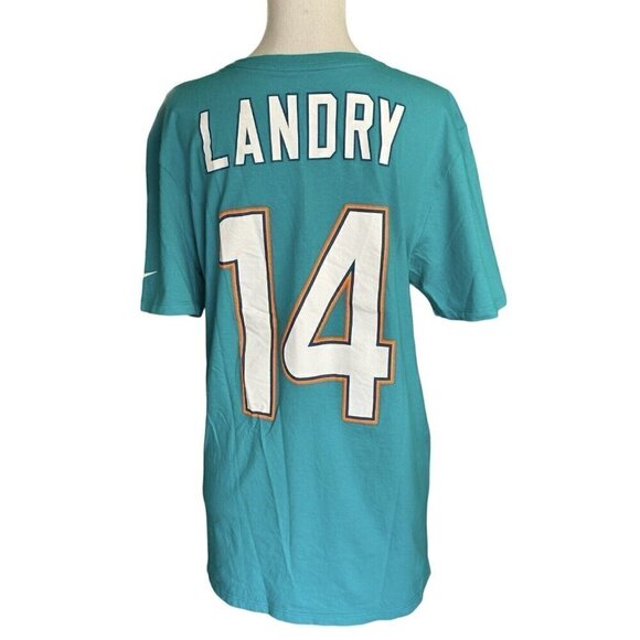 Miami Dolphins The Nike Tee #14 Landry Short Sleeve Pullover Shirt Unisex M - Picture 4 of 8